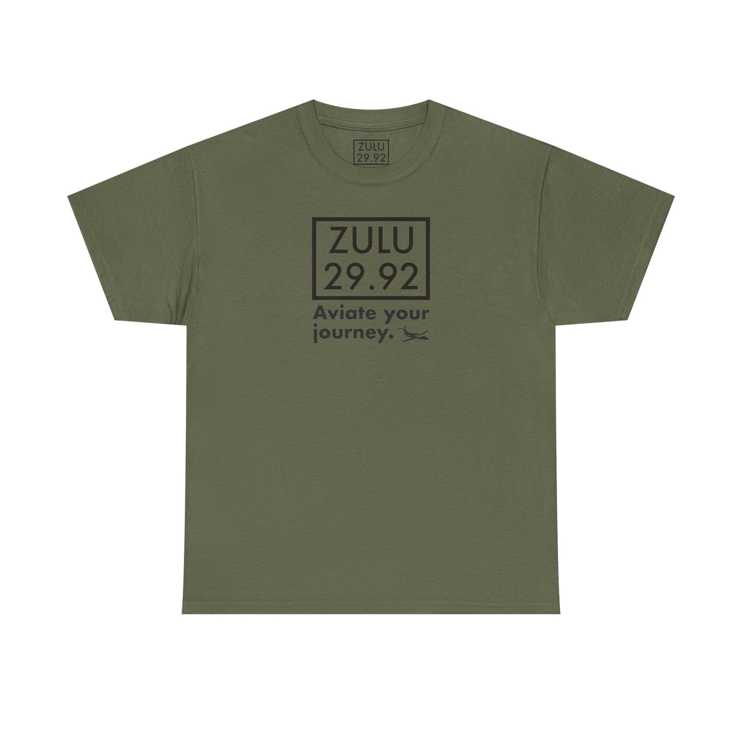 ZULU 29.92 Aviate Your Journey Shirt - Unisex Heavy Cotton Tee