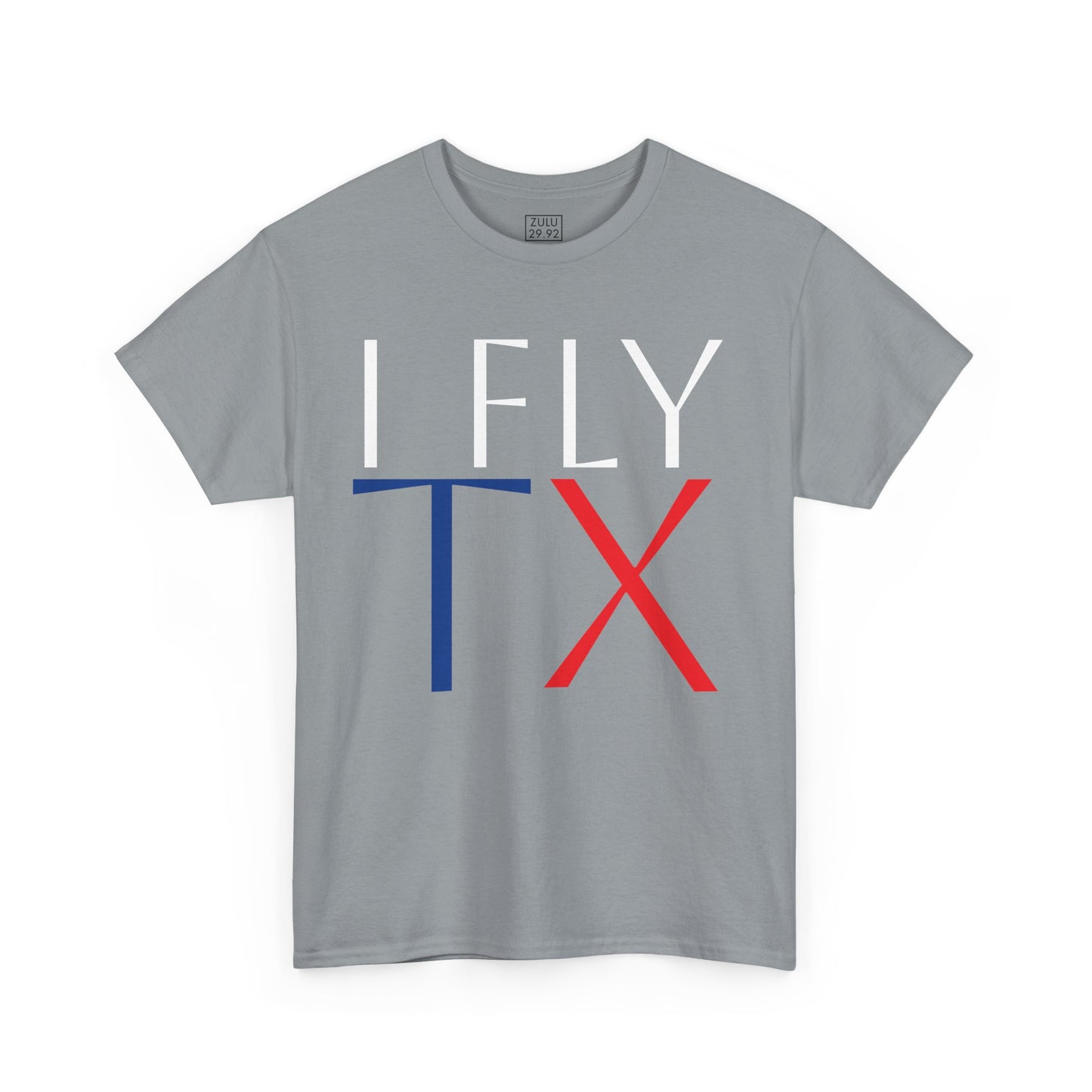 Texas Pride “I Fly TX” Graphic Tee, I Fly TX, Unisex Cotton Shirt for Pilots, Cute Gift, Casual Style, Fun Texas Apparel