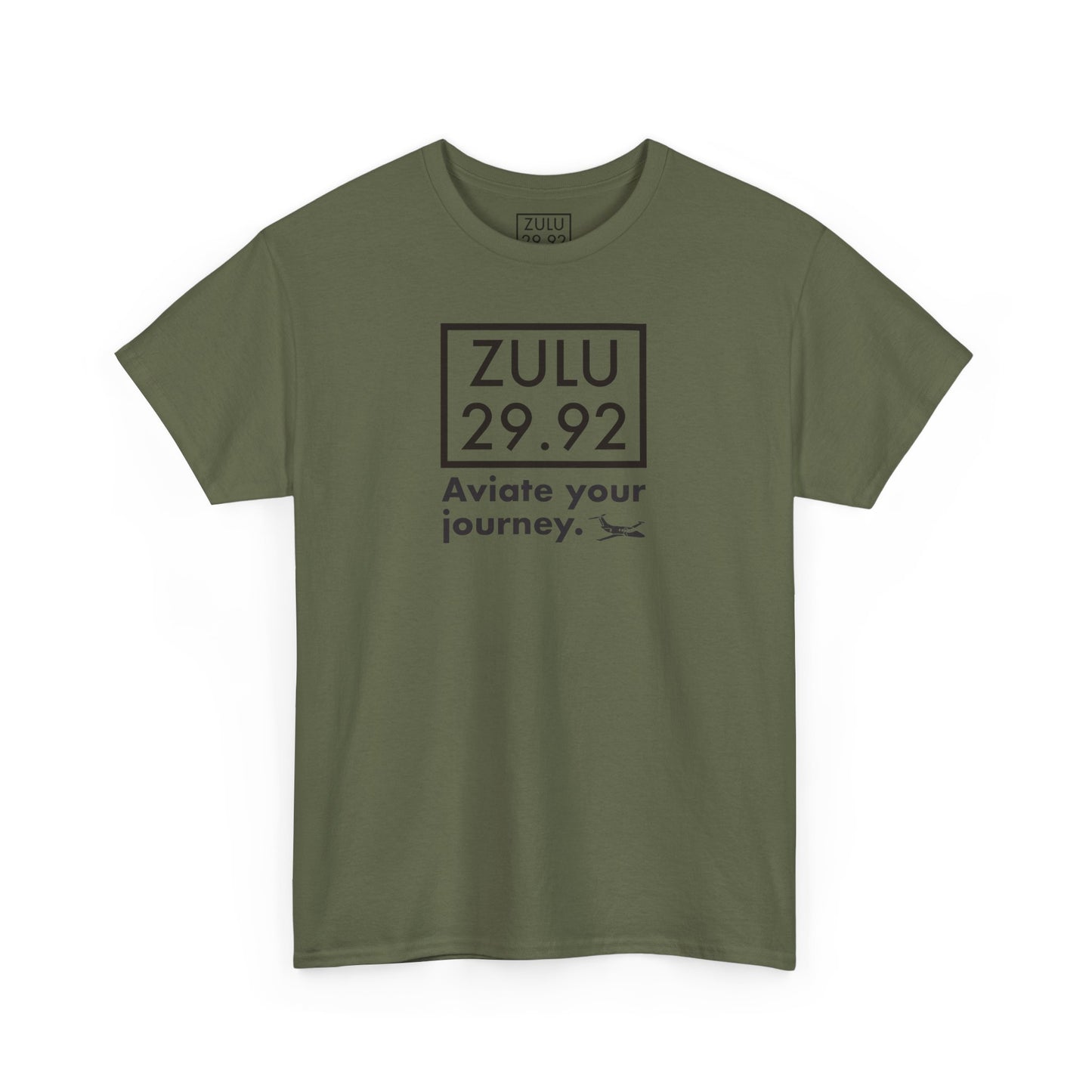 ZULU 29.92 Aviate Your Journey Shirt - Unisex Heavy Cotton Tee