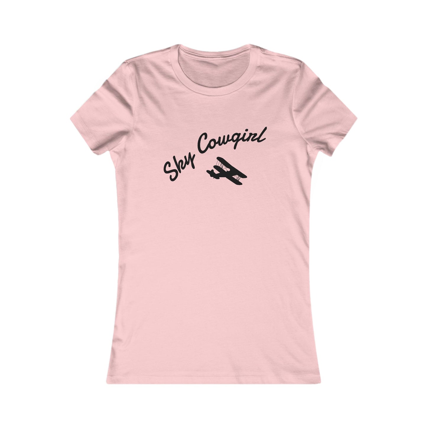 Sky Cowgirl Women's Tee | Vintage Aviation Shirt, Gift for Pilots, Aeronautics Apparel, Casual Outfit, Great for Travel