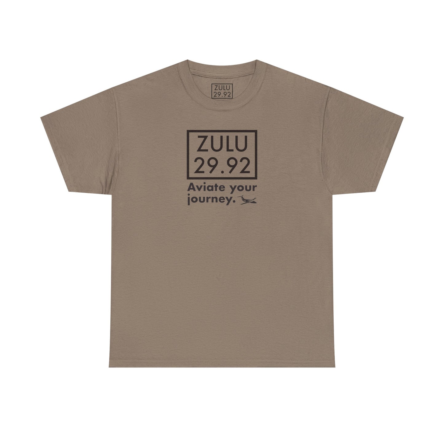 ZULU 29.92 Aviate Your Journey Shirt - Unisex Heavy Cotton Tee
