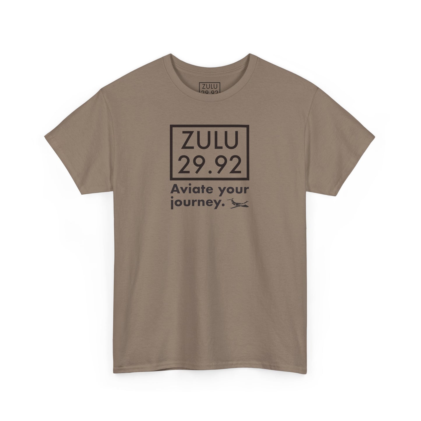 ZULU 29.92 Aviate Your Journey Shirt - Unisex Heavy Cotton Tee