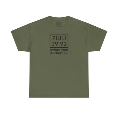 ZULU 29.92 Aviate Your Journey Shirt - Unisex Heavy Cotton Tee