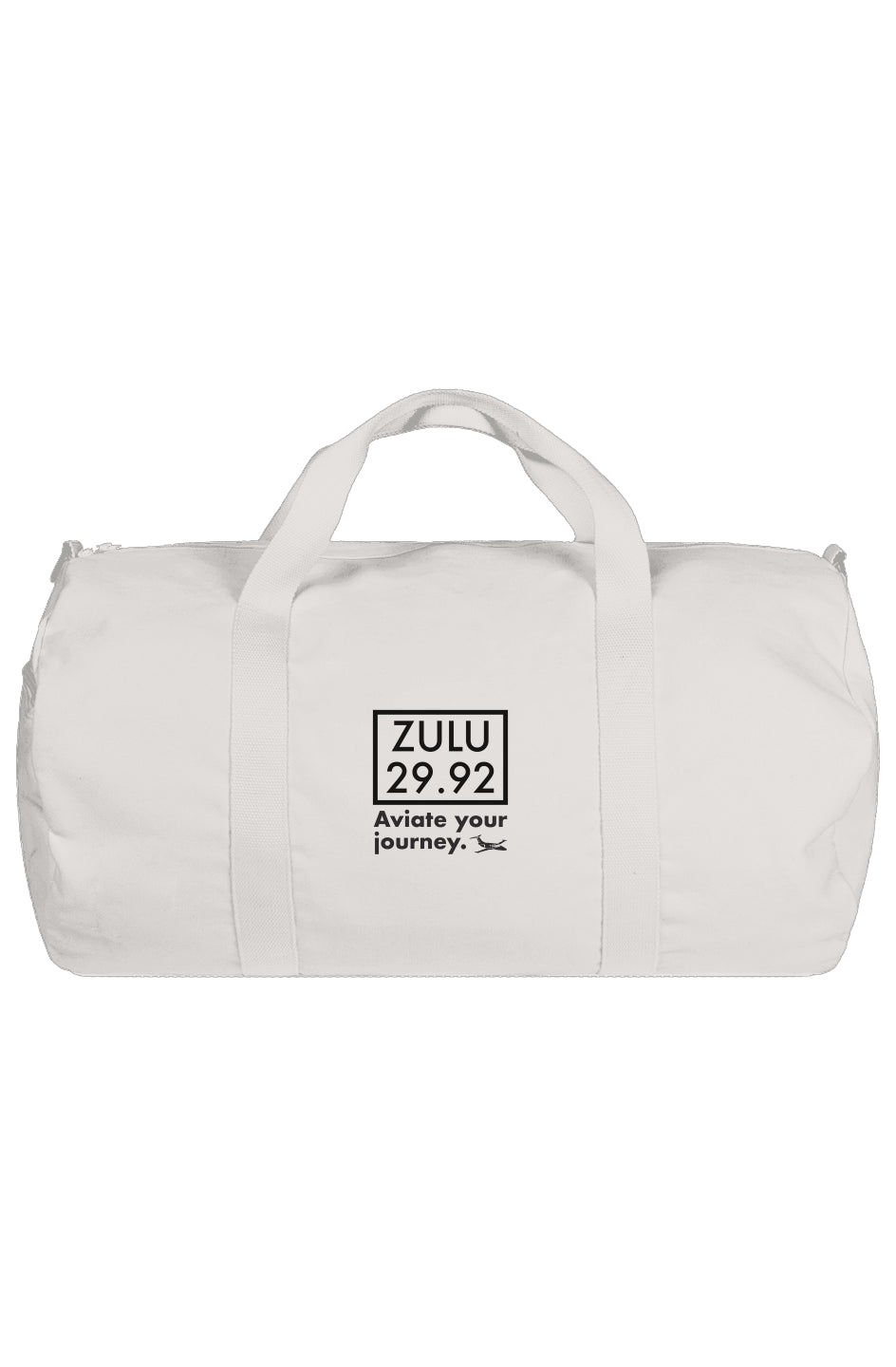 "Aviate your journey" - Canvas Duffel Bag