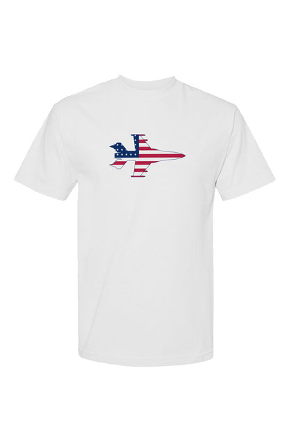 "American Flag" Fighter Jet - Mens T-shirt