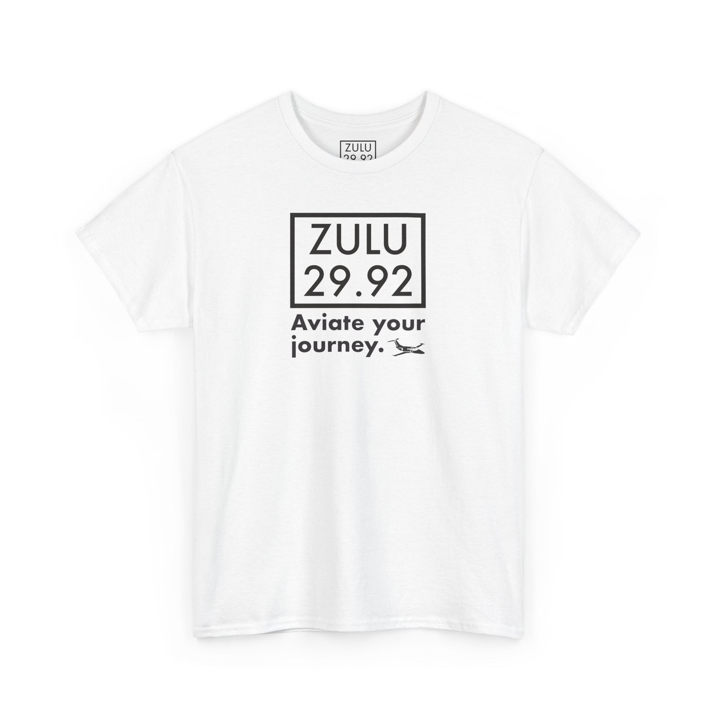 ZULU 29.92 Aviate Your Journey Shirt - Unisex Heavy Cotton Tee